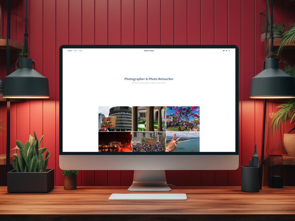 photo retouch Mockup